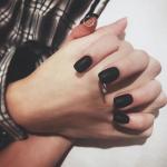 COSMOO Quick Dry Black Matte Nail Polish