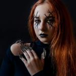10PCS Black Long Fake Nails for Halloween Fun