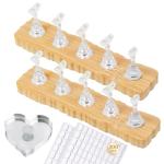 Wooden Nail Art Display Stand Set with Tape