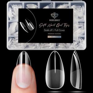Modelones Almond Fake Nail Tips - 510pcs Set