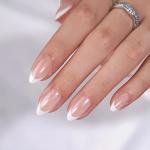 French Tip Press On Nails - BTArtbox Almond Kit
