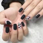 COSMOO Quick Dry Black Matte Nail Polish