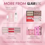 Fall Mauve Press On Nails - Short Oval Design
