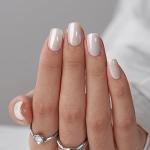 Vanilla Glazed Short Press On Nails - 30 Count