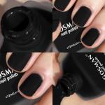 COSMOO Quick Dry Black Matte Nail Polish