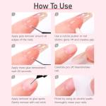 Curvlife Nail Glue and Remover Kit, Quick Dry