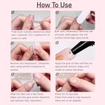Curvlife Nail Glue and Remover Kit, Quick Dry