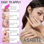 24 Pcs Brown Leopard French Tip Press-On Nails