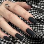 COSMOO Quick Dry Black Matte Nail Polish