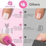 Square Toe Nail Tips - 216 Pcs Soft Gel Press-Ons