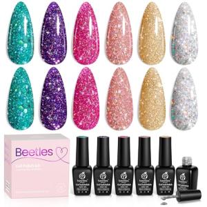 Beetles 6-Pc Glitter Gel Polish Set