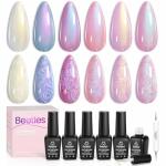 Beetles 6-Color Shimmer Pearl Gel Nail Polish