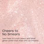 OPI RapiDry No Smears Peach Glitter Nail Polish