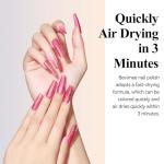 Bevimee Quick Dry Holographic Glitter Nail Polish