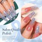 Born Pretty Silver Glitter Holographic Nail Polish