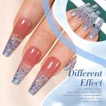 Born Pretty Silver Glitter Holographic Nail Polish