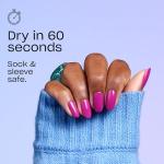 OPI RapiDry No Smears Peach Glitter Nail Polish