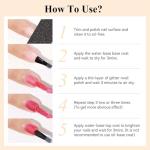 Bevimee Quick Dry Holographic Glitter Nail Polish