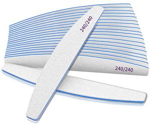12 PCS Dual-Sided Nail Files for Natural Nails
