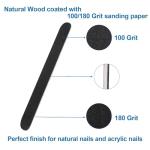 24-Pack Emery Board Nail Files for Manicure