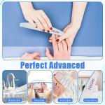 12 PCS Dual-Sided Nail Files for Natural Nails