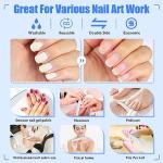12 PCS Dual-Sided Nail Files for Natural Nails