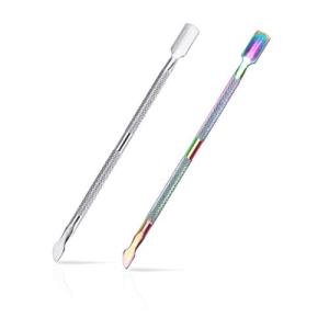 Stainless Steel Cuticle Pusher and Cutter Set