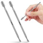 Double Ended Cuticle Pusher and Trimmer Tool