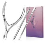 Professional Stainless Steel Cuticle Trimmer and Pusher
