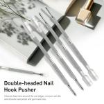 Dual-Sided Cuticle Pusher Set - Nail Care Tools