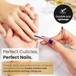 4 Pack Dual-Sided Stainless Steel Cuticle Pushers