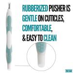 Dual-Ended Cuticle Pusher and Remover Tool
