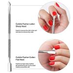 Professional Stainless Steel Cuticle Trimmer and Pusher