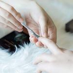 Double Ended Cuticle Pusher and Trimmer Tool