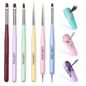 Modelones Nail Art Brushes Set for DIY Designs