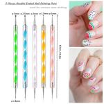 21-Piece Nail Art Tool Kit with Palette & Brushes