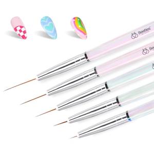 Beetles 5-Piece Nail Art Brush Set