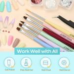 Modelones Nail Art Brushes Set for DIY Designs