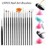 21-Piece Nail Art Tool Kit with Palette & Brushes