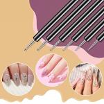 6PCS Double-ended Nail Dotting Tools Set