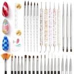 31pcs Nail Art Brush Set with Dotting Tools