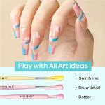 Modelones Nail Art Brushes Set for DIY Designs