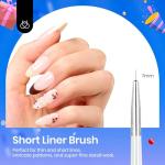 Beetles 5-Piece Nail Art Brush Set