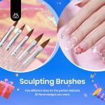 31pcs Nail Art Brush Set with Dotting Tools