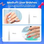 Beetles 5-Piece Nail Art Brush Set