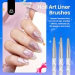 31pcs Nail Art Brush Set with Dotting Tools