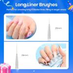 Beetles 5-Piece Nail Art Brush Set