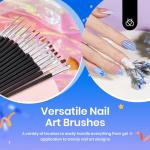31pcs Nail Art Brush Set with Dotting Tools