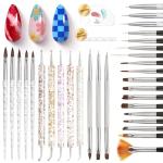 31pcs Nail Art Brush Set with Dotting Tools