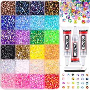 30000 Mixed-Color Resin Rhinestones for Nail Art